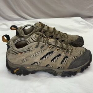 Merrell Moab Ventilator‎ 2 Men's 9.5 Vibram Walnut Brown Hiking Utility Sneaker